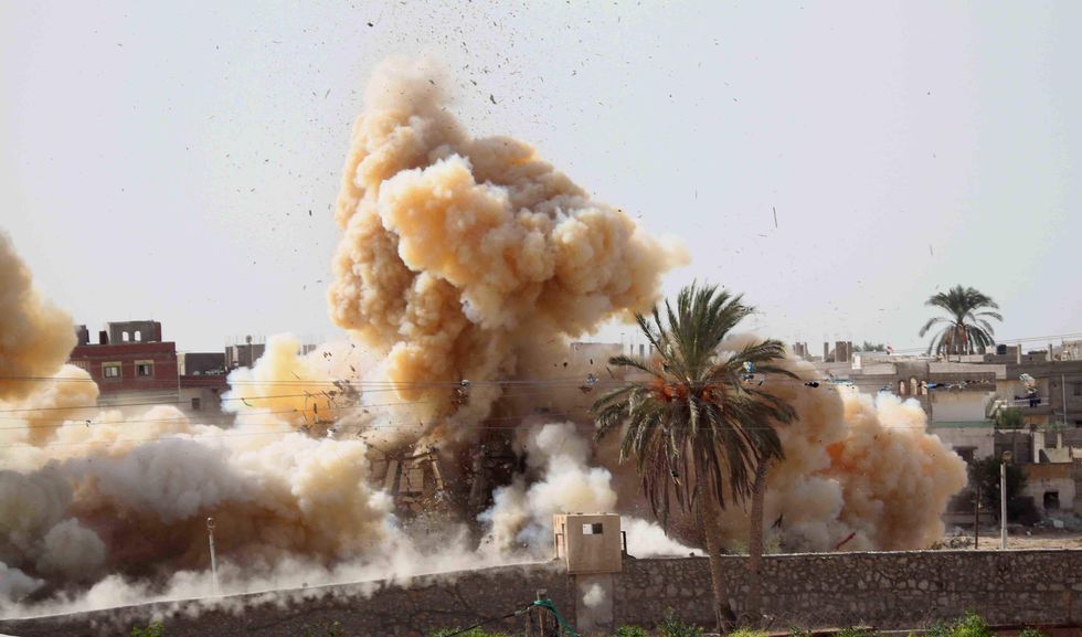 Terrorist group leader accidentally blows himself up while 'preparing equipment