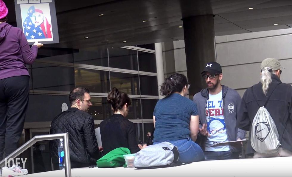 Trump immigrant-ban protesters asked if they'd let refugees live with them. Here's how they respond.