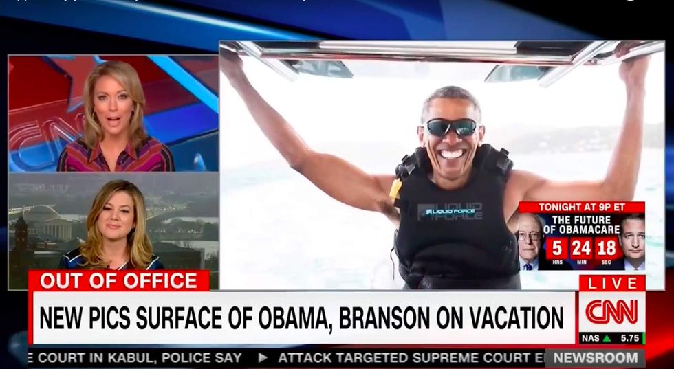 Female CNN reporters ogle Obama, call him ‘jacked’ on air