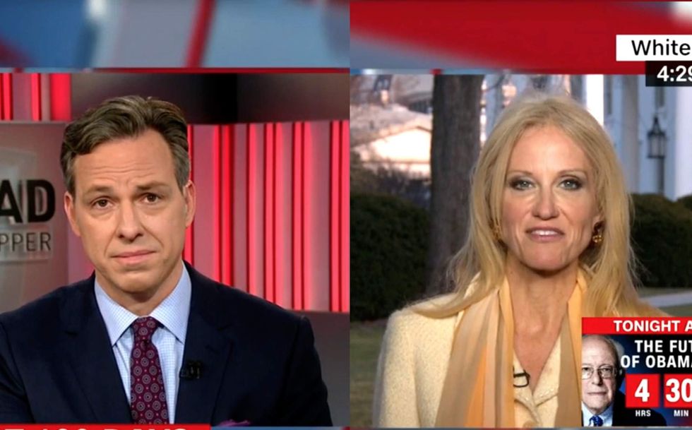 Jake Tapper grills Kellyanne Conway over Trump's attacks on the media