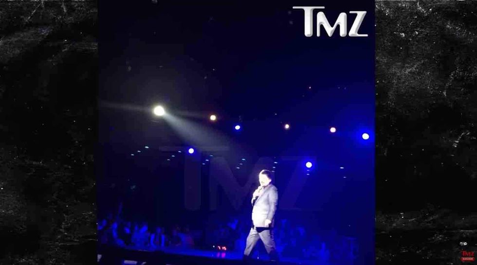Bye!': Comedian George Lopez singles out audience member offended by racial joke