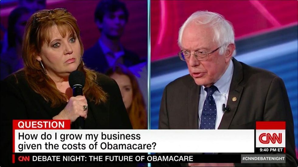 Small business owner confronted by Sanders on health care speaks out