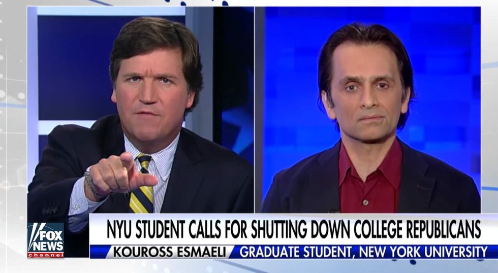 Watch: Tucker Carlson shuts down left-wing college student who wants to silence campus conservatives