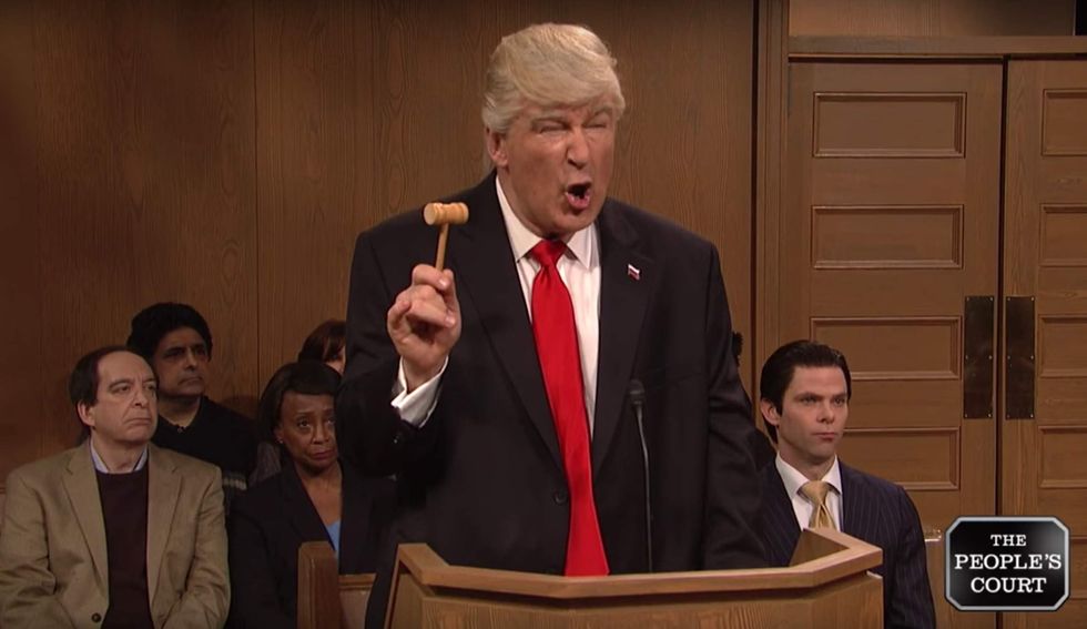 Trump told circuit judges he'd 'see them in court' — so 'SNL' brought them to the 'People's Court\
