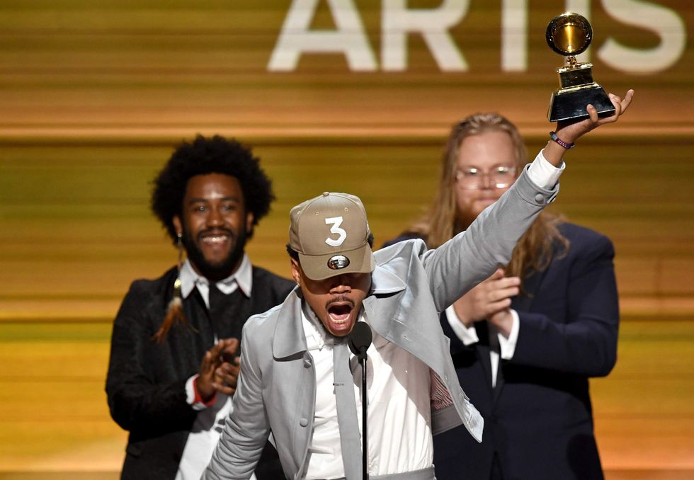 Watch: Young rapper wins 3 Grammys and declares 'victory in the name of the Lord