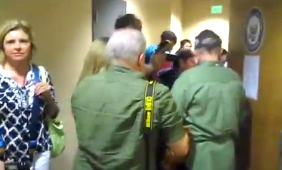 Anti-Trump protesters hospitalize 71-year-old GOP staffer during Valentine's Day stunt