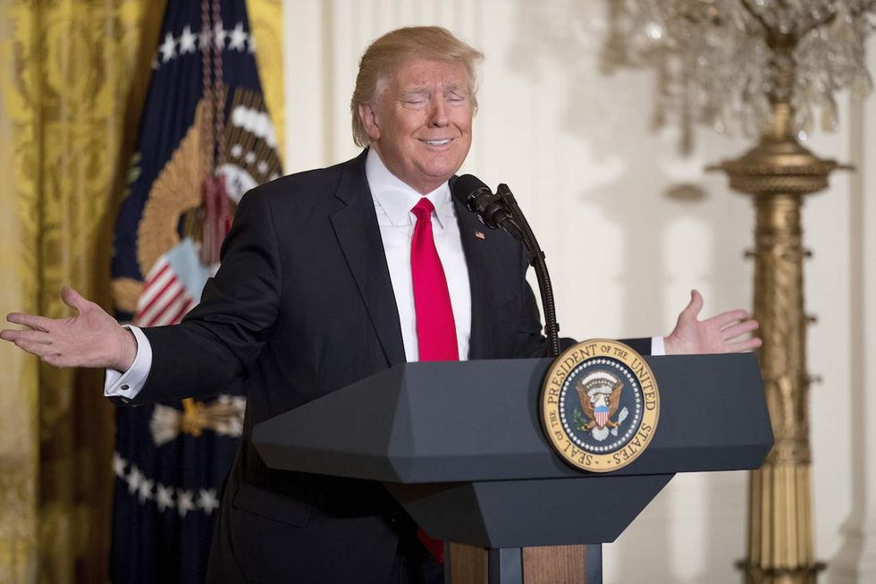 President claims ‘the whole Russian thing’ is a ‘ruse’