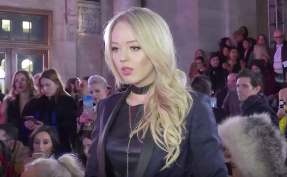 Liberal celebrity's kind gesture to Tiffany Trump after reports she was shunned at fashion show