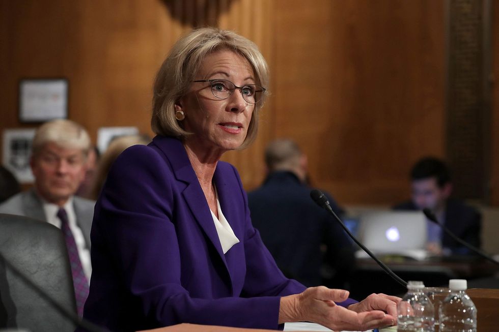 Betsy DeVos granted large security detail after run-ins with violent protesters