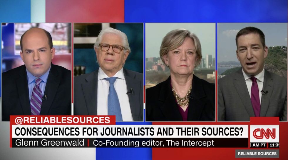 Journalist Glenn Greenwald exposes the hypocrisy of Democrats over government leaks
