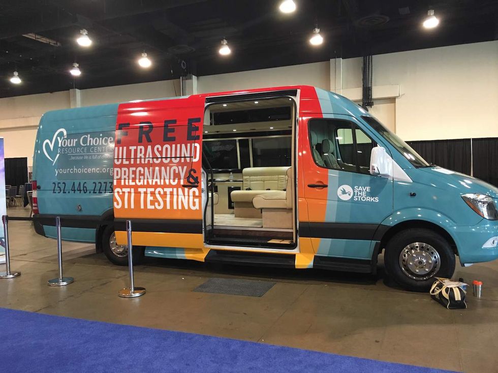 Pro-life group Save the Storks uses vans to bring ultrasounds right to the women who need them