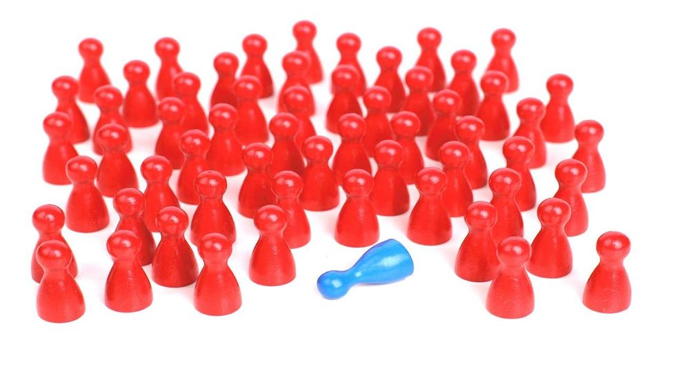 The difference between the majority and the minority isn't all that different