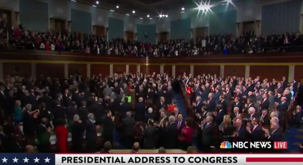 Meet the Democrats who refused to stand and applaud the widow of a fallen Navy SEAL