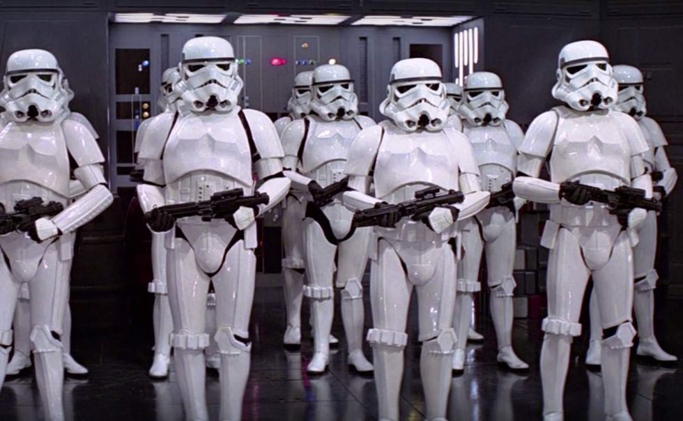 Stormtrooper costume nixed for Ivy League school's 'Star Wars'-themed class reunion. Because Nazis.