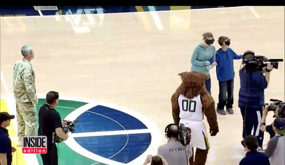 Watch: Military dad surprises children with homecoming at NBA game