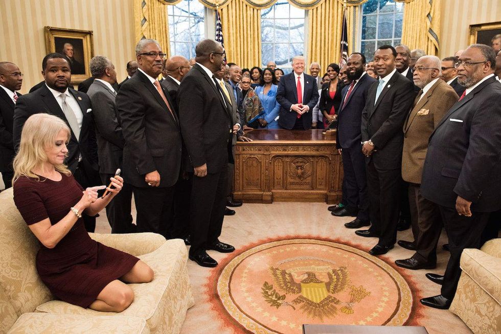 Democratic lawmaker apologizes for crude joke about Kellyanne Conway