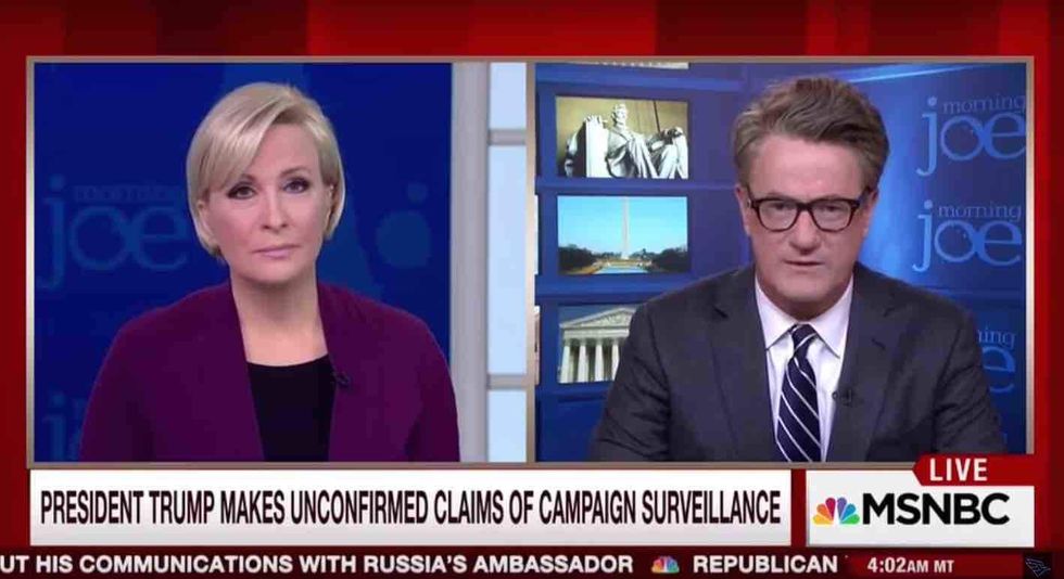 MSNBC hosts say Trump's wiretapping claims show the US is 'in crisis
