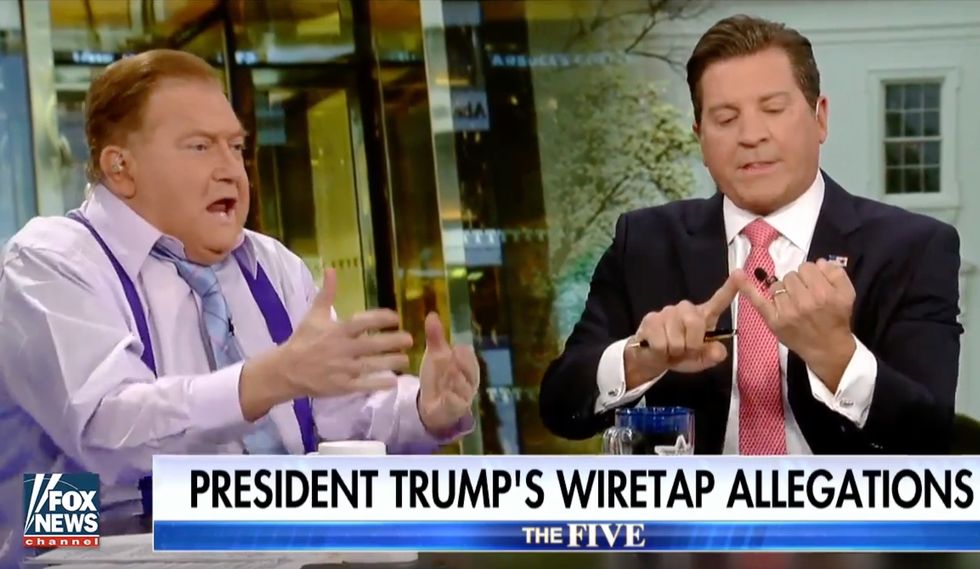 Bob Beckel explodes at Eric Bolling over Trump wiretapping accusation