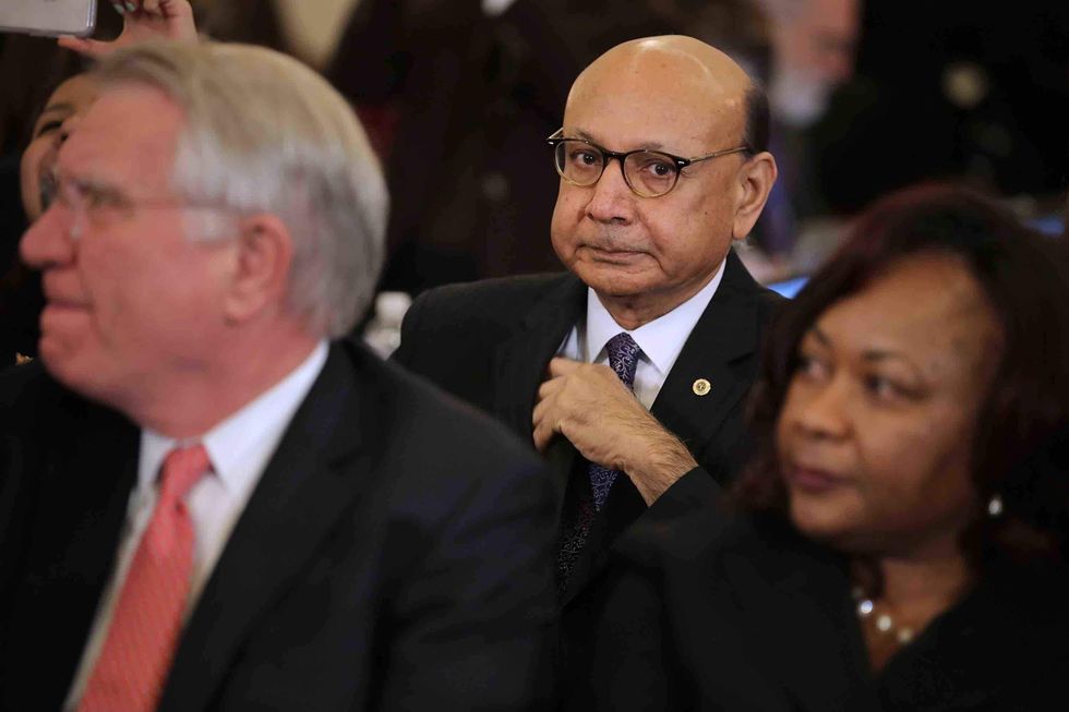 Democrats blame Trump for Khizr Kahn's travel 'being reviewed.' The claims seem to be backfiring.