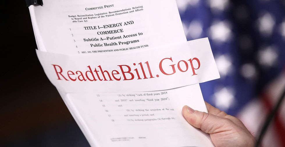 Guess who wants to read the full GOP health care bill so she can know what's in it before it passes