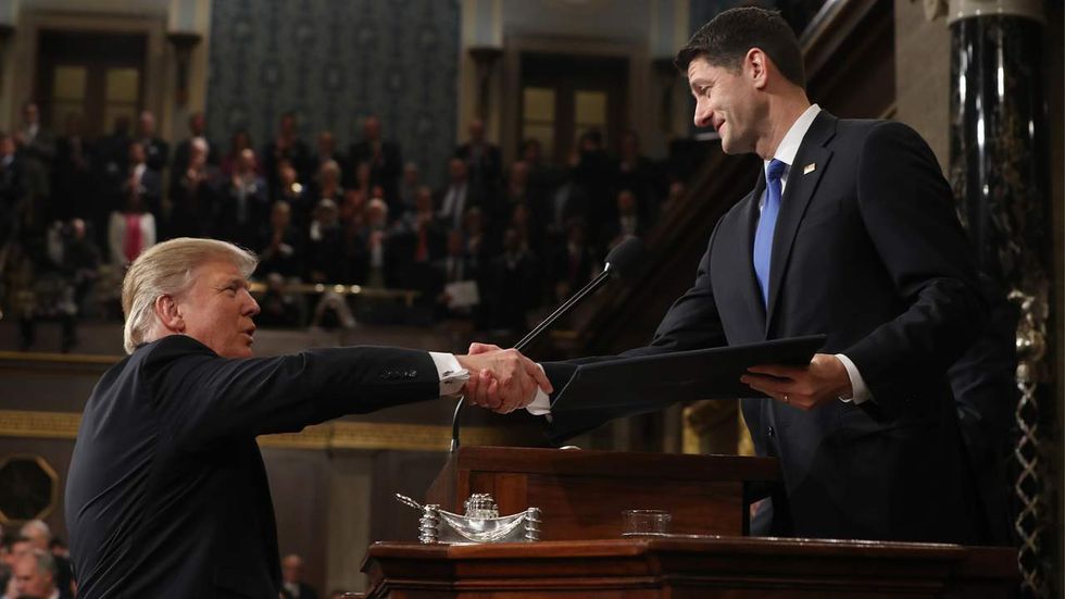 Trump says ‘great progress’ made on health care bill, but GOP congressmen say bill 'will fail\