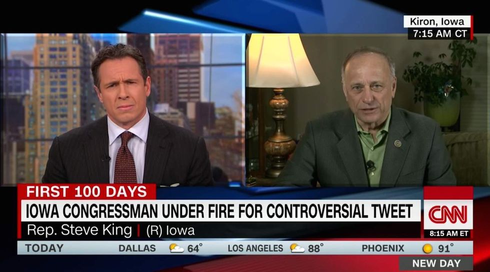 Steve King clarifies tweet that set the internet on fire: ‘It's not about race’