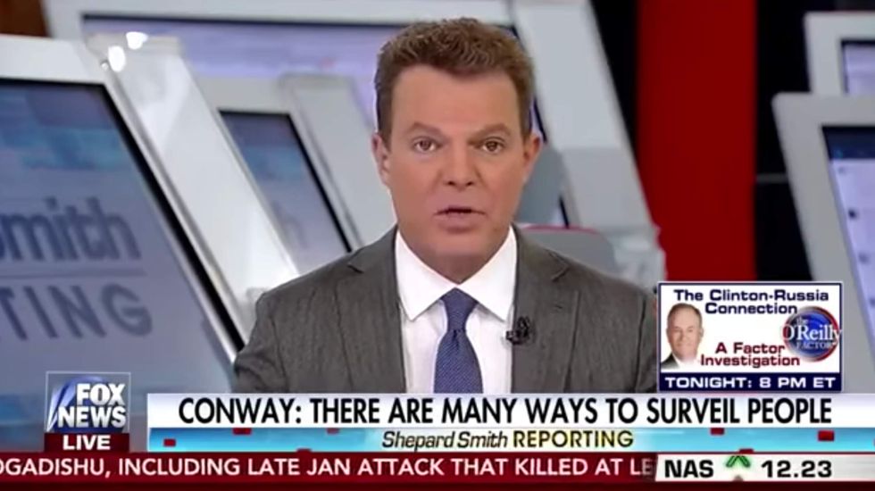 Fox News host mocks Kellyanne Conway's claim that microwaves are being turned into cameras