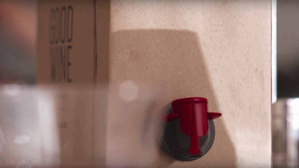 Substitute teacher allegedly drank from box of wine during class. Then things got messy.