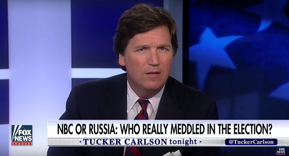 Tucker Carlson lays out devastating case that it was NBC — not Russia — who meddled in 2016 election