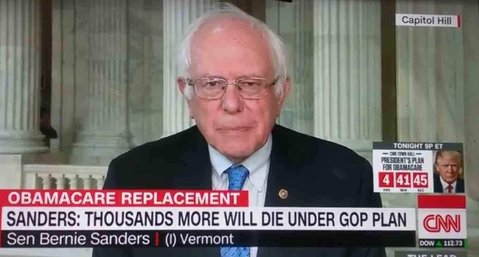 Sanders asserts 'thousands' will die from Obamacare repeal, but refuses to offer evidence