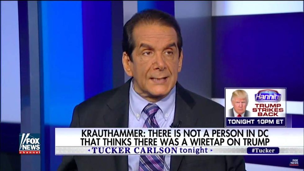 Krauthammer: ‘Not a person in Washington’ believes Trump’s wiretap claims