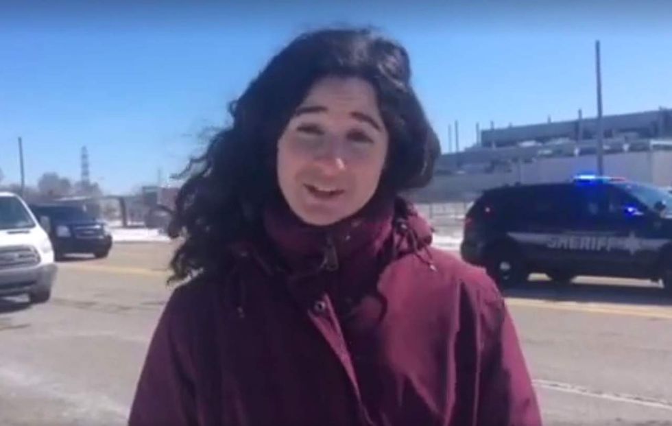 Protesting grad student damages Trump supporter's US flag — because 'fascism\