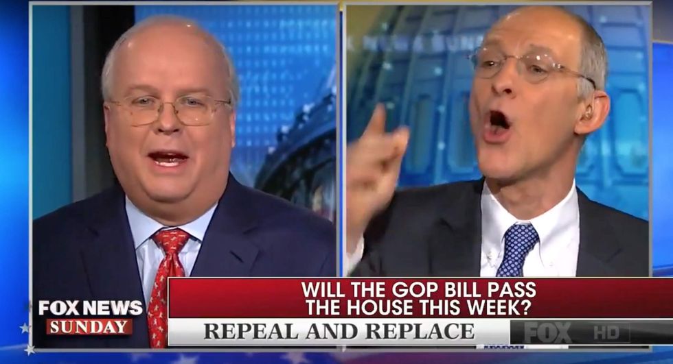 Fox News health care debate explodes when Karl Rove confronts Obamacare architect, Clinton ally