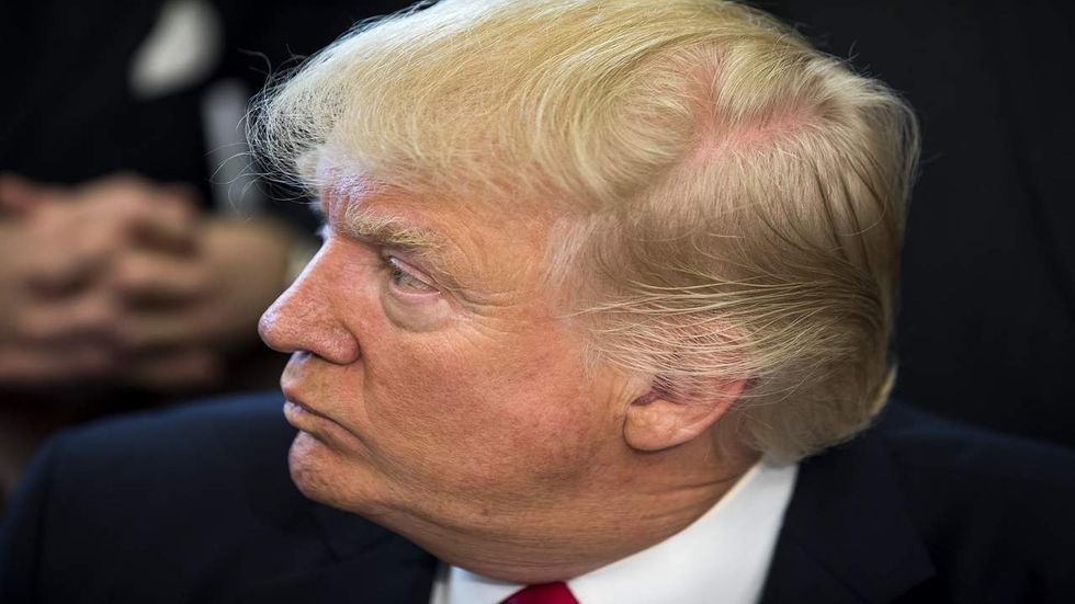 Comedian John Di Domenico does his hilarious Donald Trump impersonation for Glenn