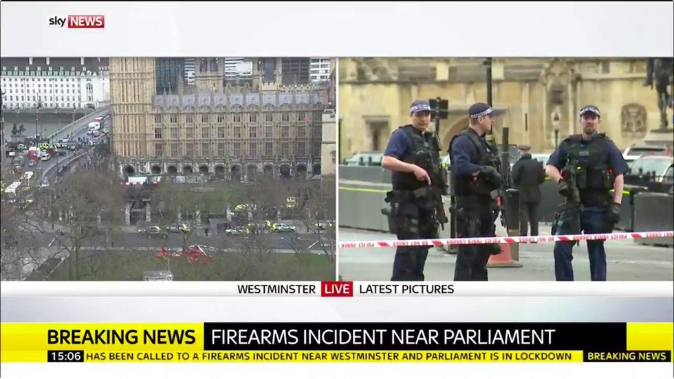 U.K. Parliament in lockdown after reports of gunfire