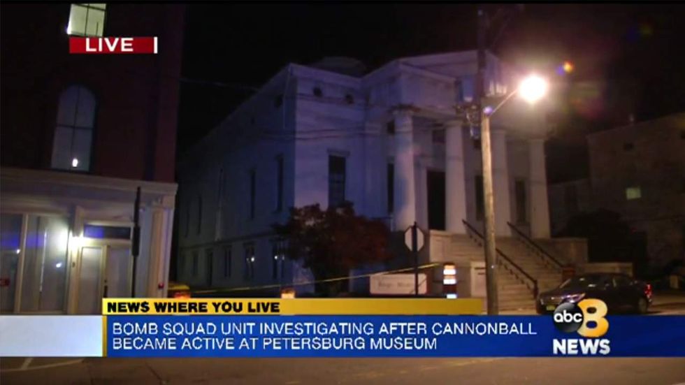 Museum calls in bomb squad fearing possible Civil War cannon ball explosion