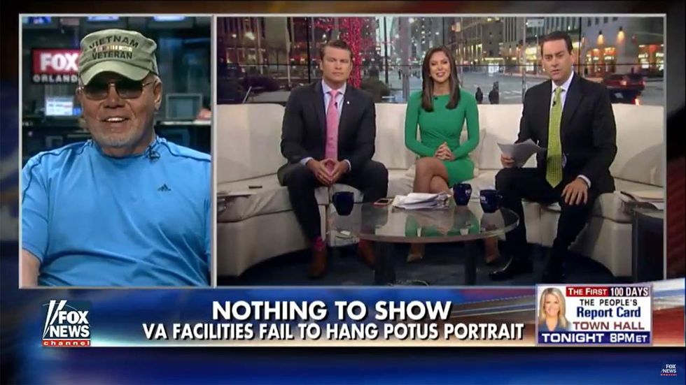 Florida VA hospital refused to put up Trump portrait — then a Vietnam War veteran fought back