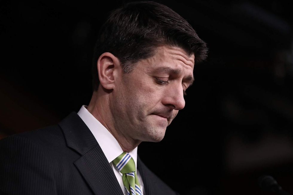 Report: Paul Ryan got down on one knee and begged for Obamacare replacement vote
