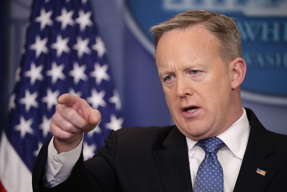 Sean Spicer mocks reporter asking about Russia during White House presser