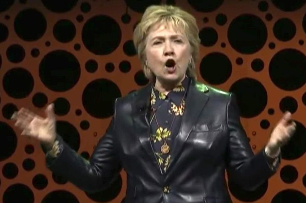 Hillary Clinton is getting into politics again — because of sexism