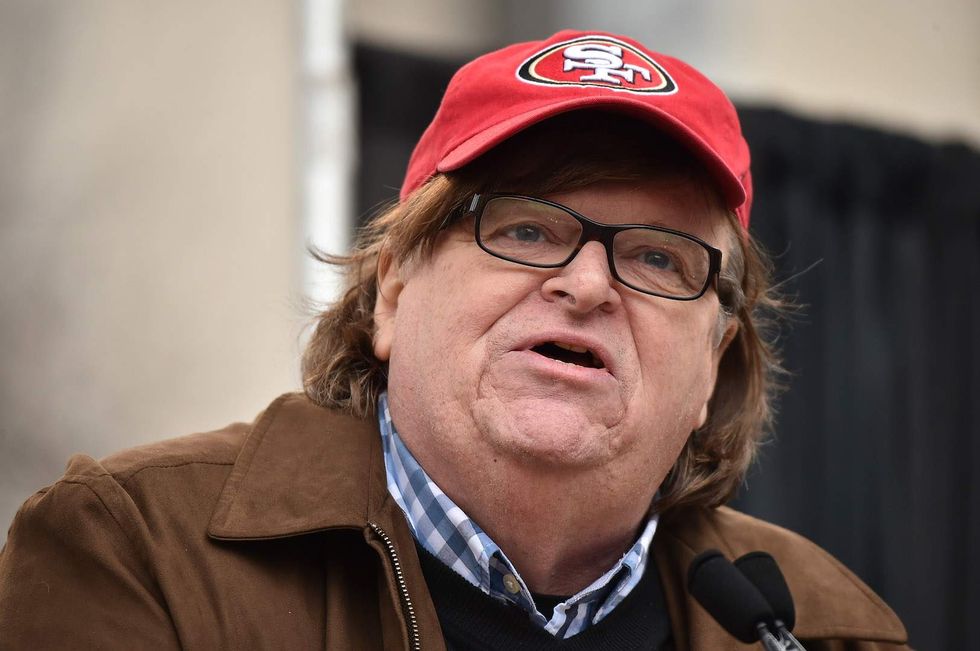 Hollywood filmmaker Michael Moore blames President Trump for the start of human extinction