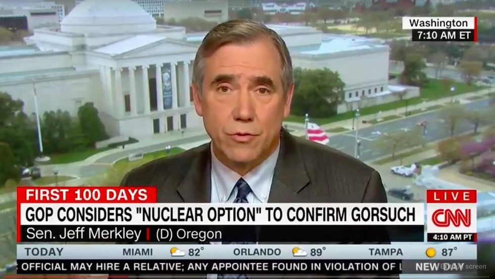 Dem senator says if Gorsuch is confirmed to the Supreme Court, his votes won’t be ‘legitimate’