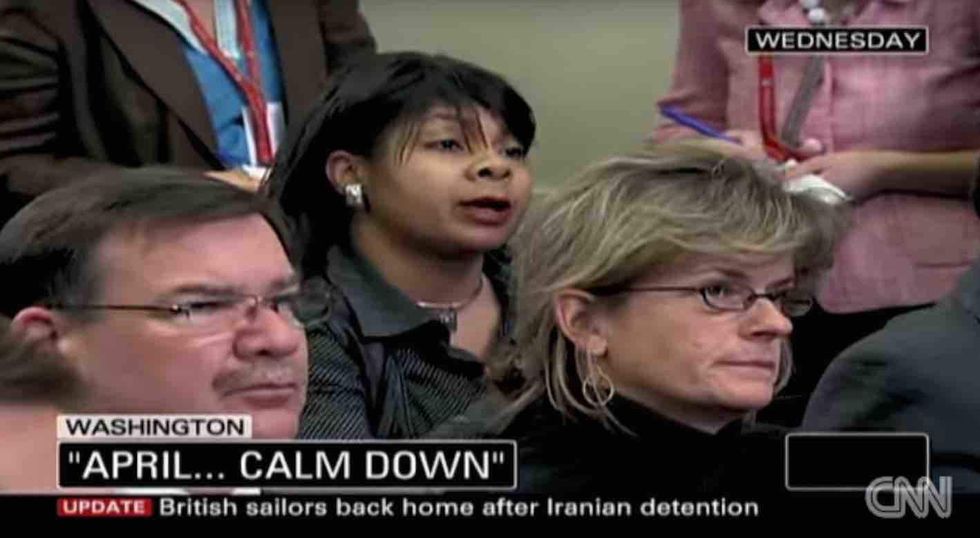 Flashback: Former Obama press secretary once told April Ryan to 'calm down