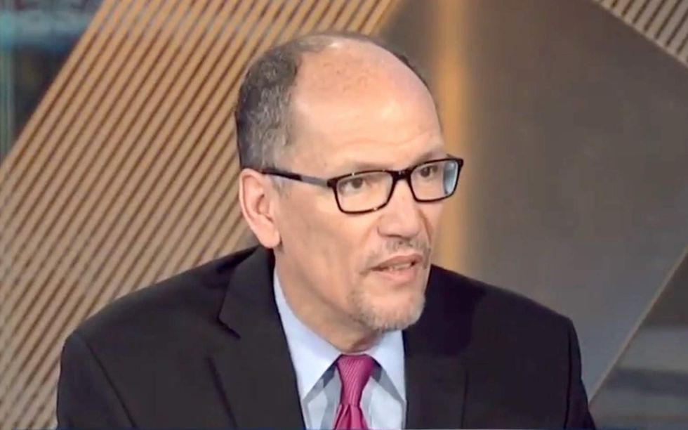DNC Chair Perez tries to ignore primary election cheating, CNBC host slams him for it