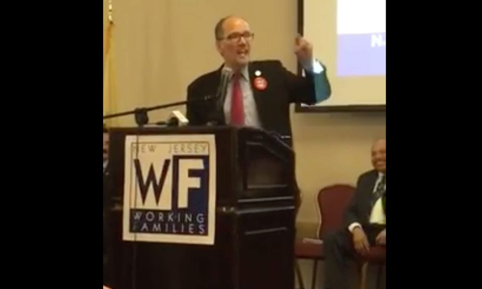 Watch: DNC chair Tom Perez becomes unhinged, goes on profanity-laced anti-Trump rant