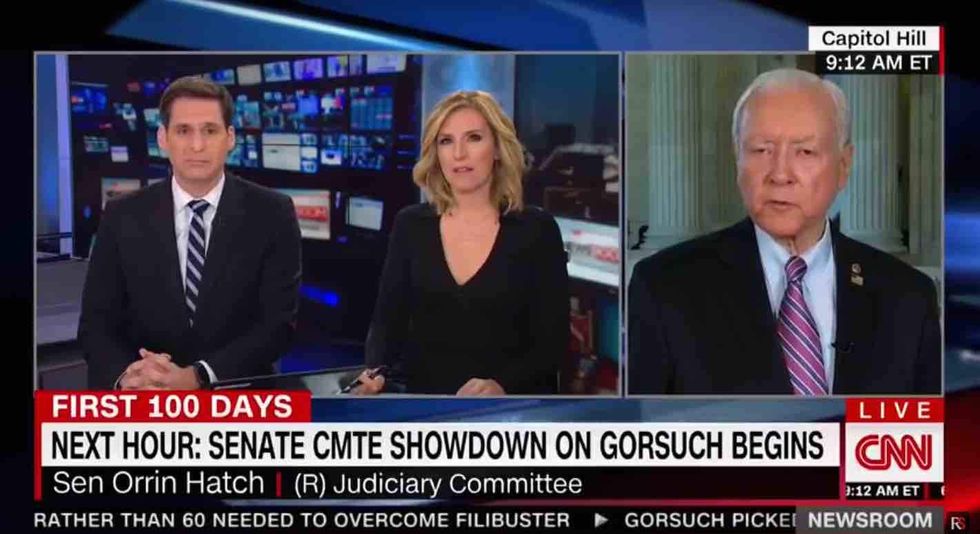 Watch: Sen. Orrin Hatch calls 'total B.S.' on CNN anchor