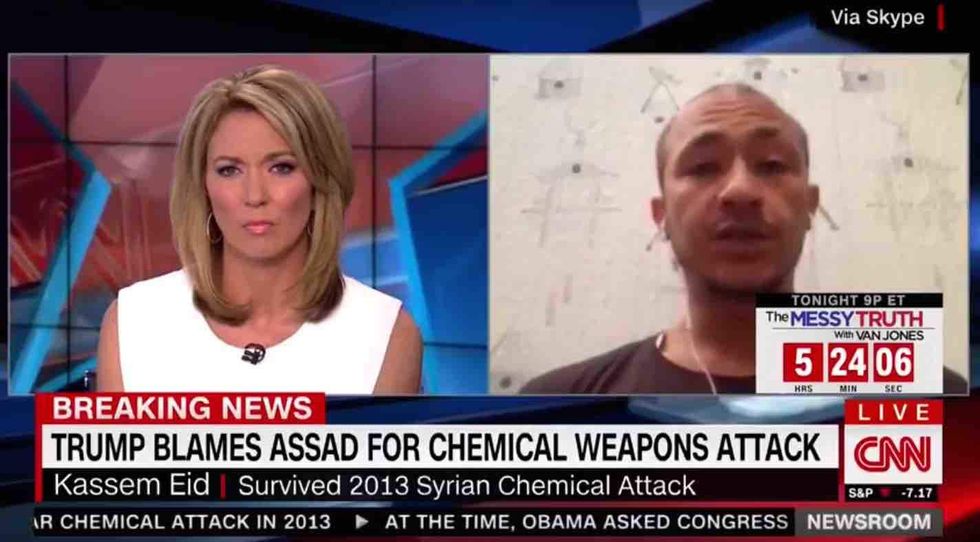 In emotional interview, Syrian who survived 2013 chemical attack pleads with Trump, rips Obama