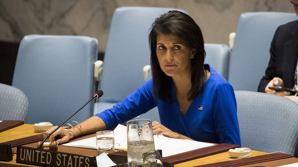 UN Ambassador Nikki Haley condemns Russia and Syria following chemical weapons attack