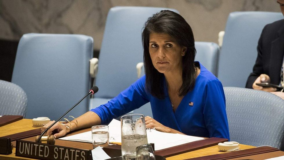 UN Ambassador Nikki Haley condemns Russia and Syria following chemical weapons attack