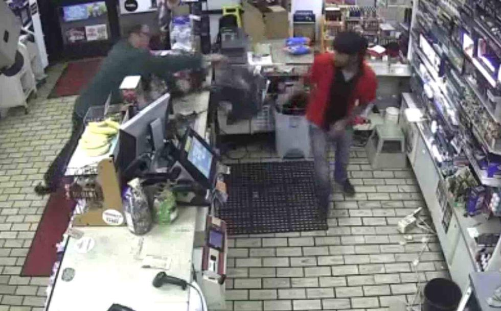 Video: Man goes berserk after his credit card is denied for M&M purchase